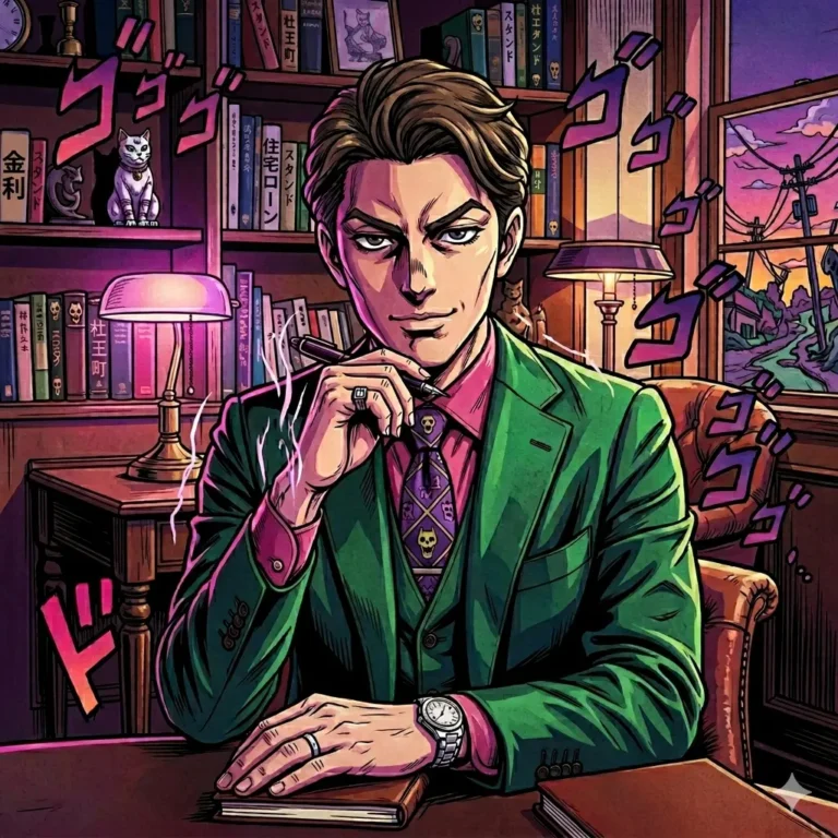 ジョジョの奇妙な冒険 第4部”吉良吉影”風の男